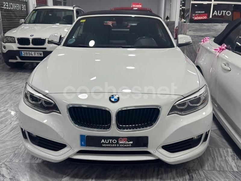 Blanco Usado 2016 BMW 218 Descapotable | 17.900 € (Precio justo) - Imagen 1/4