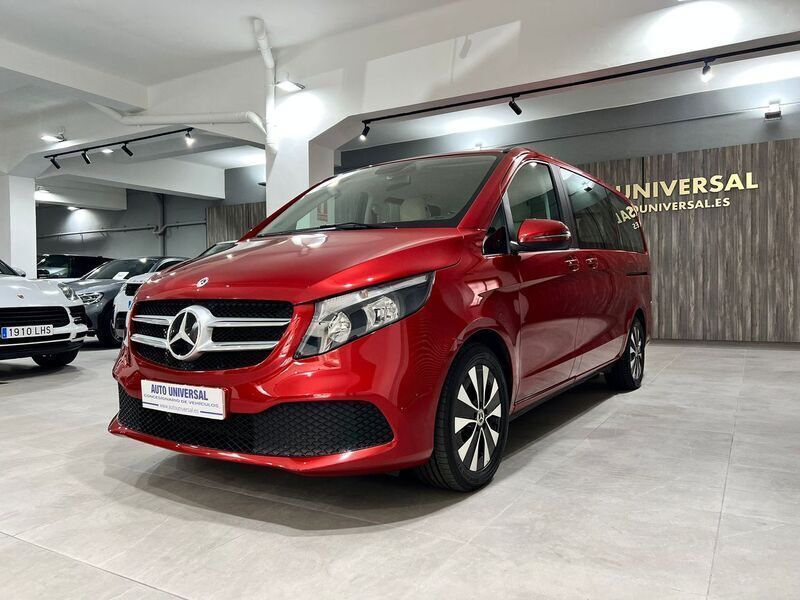 Granate Usado 2021 Mercedes V220 Avantgarde Monovolumen | 49.900 € (Precio justo) - Imagen 1/4