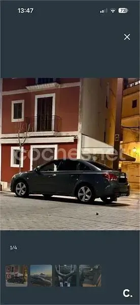 Usado Chevrolet Cruze LT 141 CV (103 kW) 2011 Gris / plata Berlina