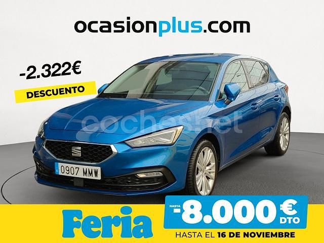 Azul Usado 2024 Seat Leon Style Berlina | 25.550 € (Precio justo) - Imagen 1/4