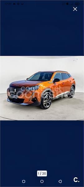 Naranja Usado 2022 Peugeot 2008 Active SUV | 15.800 € (Un poco caro) - Imagen 1/4