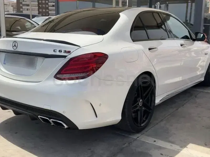 Usado Mercedes C63 AMG AMG 476 CV (350 kW) 2015 Blanco Berlina