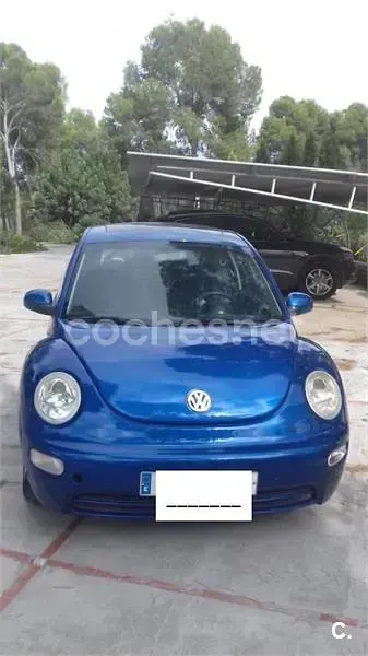 Usado VW New Beetle 102 CV (75 kW) 2002 Azul Utilitario