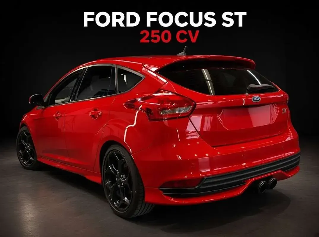 Usado Ford Focus ST 250 CV (183 kW) 2017 Rojo Utilitario