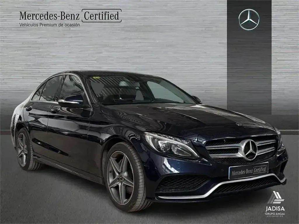 Usado Mercedes C200 170 CV (125 kW) 2017 Azul Berlina