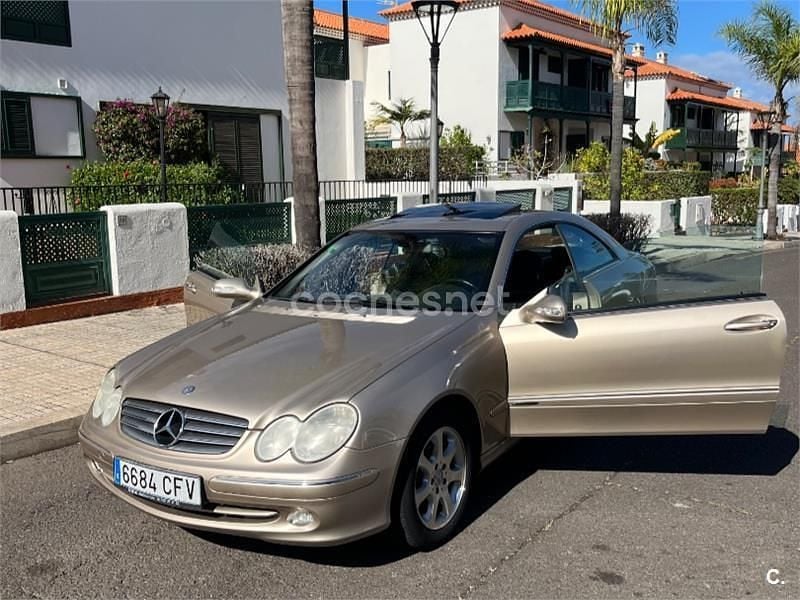 Usado Mercedes CLK200 Elegance 163 CV (119 kW) 2003 Beige Coupe