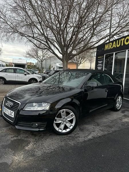 Usado Audi A3 Cabriolet Ambition 105 CV (77 kW) 2008 Negro Descapotable