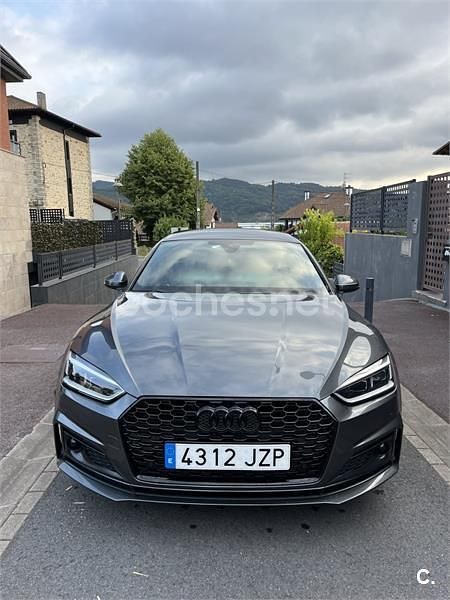 Usado Audi A5 Sportback S-Line 252 CV (185 kW) 2018 Gris / plata Utilitario