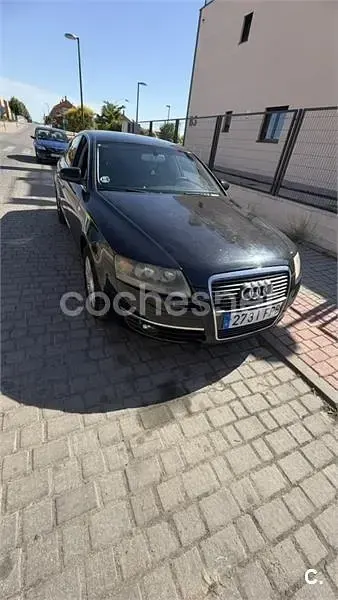 Usado Audi A6 140 CV (102 kW) 2007 Negro Berlina