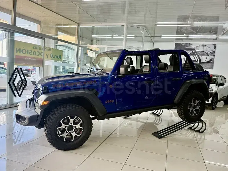 Käytetty Jeep Wrangler Unlimited Rubicon 270 HP (198 kW) 2019 Sininen Katumaasturi