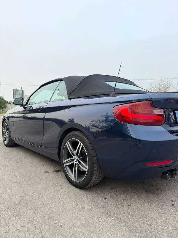 Usado BMW 220 Sport Line 190 CV (139 kW) 2016 Azul Descapotable