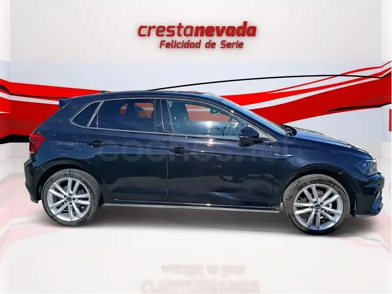 Usado VW Polo R-line 95 CV (69 kW) 2021 Negro Utilitario