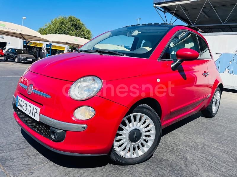 Rojo Usado 2010 Fiat 500 Lounge Berlina | 5990 € (Precio justo) - Imagen 1/4