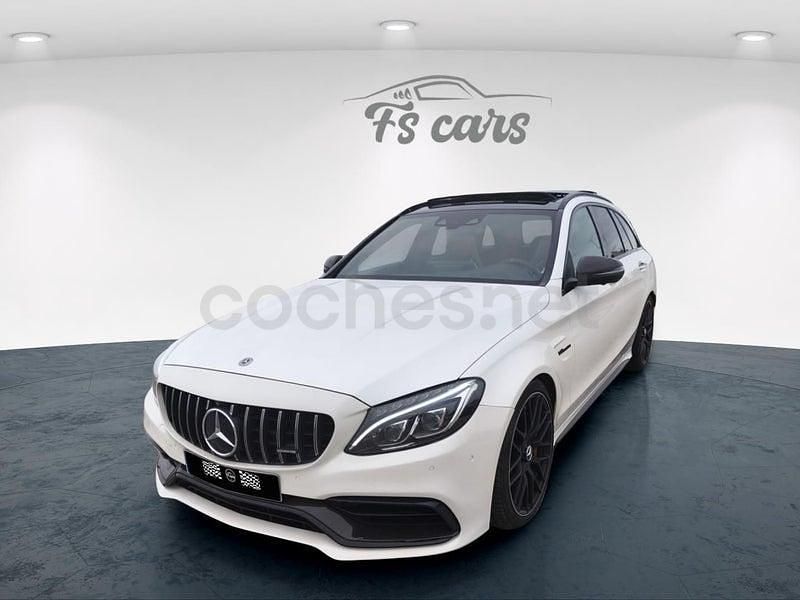 Usado Mercedes C63S AMG 510 CV (375 kW) 2017 Blanco Familiar