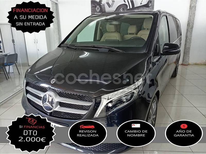 Negro Usado 2022 Mercedes V220 Avantgarde Monovolumen | 57.900 € (Caro) - Imagen 1/4