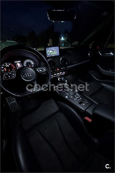 Usado Audi A3 S-Line 116 CV (85 kW) 2019 Negro Berlina