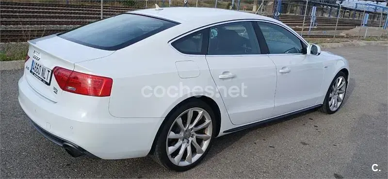 Usado Audi A5 Sportback Premium 211 CV (155 kW) 2012 Blanco Utilitario