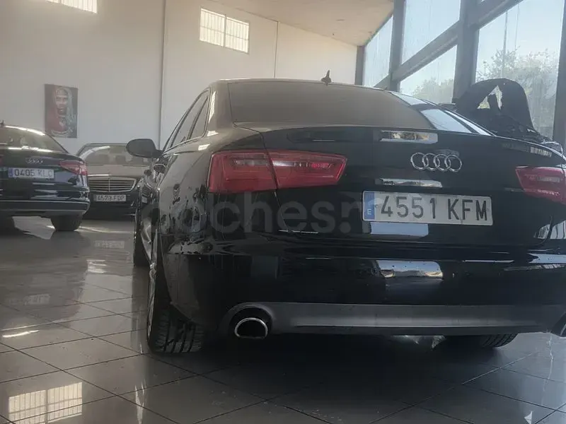 Usado Audi A6 245 CV (180 kW) 2013 Negro Berlina