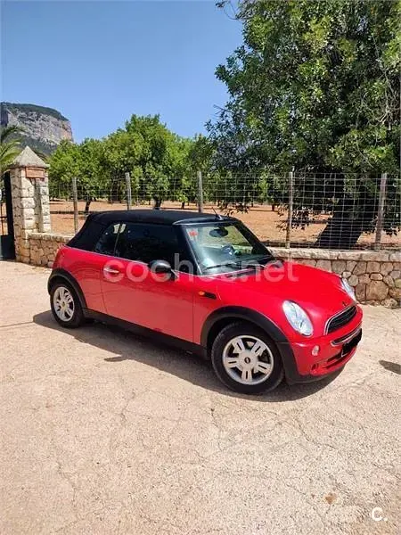 Usado Mini One Cabriolet 90 CV (66 kW) 2008 Rojo Descapotable