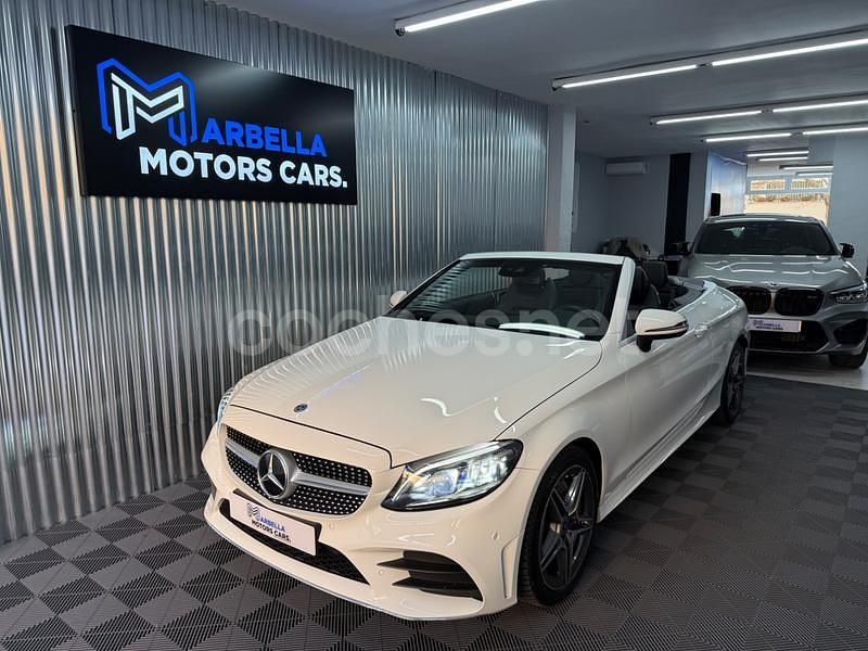 Blanco Usado 2022 Mercedes C220 Descapotable | 40.990 € (Buen precio) - Imagen 1/4