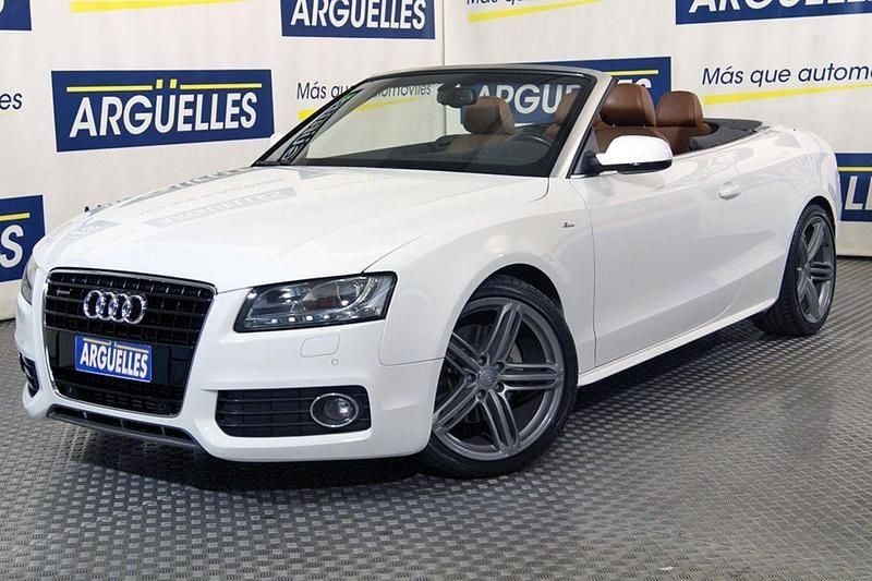Usado Audi A5 S-Line 240 CV (176 kW) 2009 Blanco Descapotable