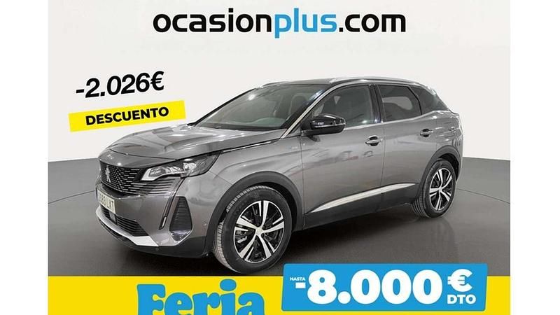 Plateado Usado 2022 Peugeot 3008 Active Monovolumen | 20.264 € (Precio justo) - Imagen 1/4