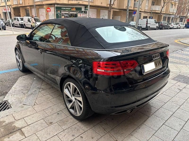 Usado Audi A3 Cabriolet Ambition 105 CV (77 kW) 2012 Negro Descapotable