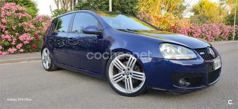 Usado VW Golf VI GTD 170 CV (125 kW) 2009 Azul Utilitario