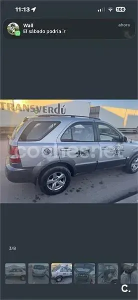 Usado Kia Sorento EX 140 CV (102 kW) 2003 Gris / plata SUV