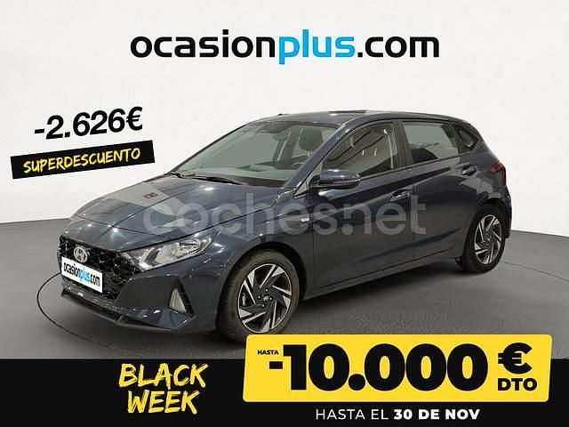 Gris / plata Usado 2022 Hyundai i20 Berlina | 15.250 € (Precio justo) - Imagen 1/4