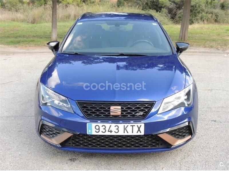 Azul Usado 2019 Cupra Leon Familiar | 25.500 € (Precio justo) - Imagen 1/4