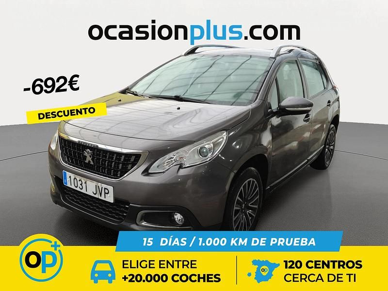 Gris Usado 2016 Peugeot 2008 Active SUV | 9350 € (Precio justo) - Imagen 1/4