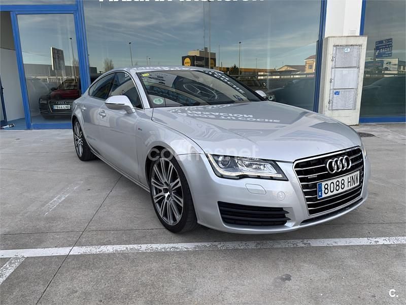 Usado Audi A7 Sportback S-Line 204 CV (150 kW) 2013 Gris / plata Utilitario
