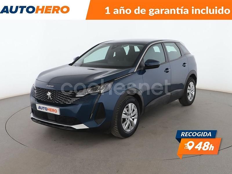 Azul Usado 2021 Peugeot 3008 Active SUV | 16.199 € (Precio justo) - Imagen 1/3