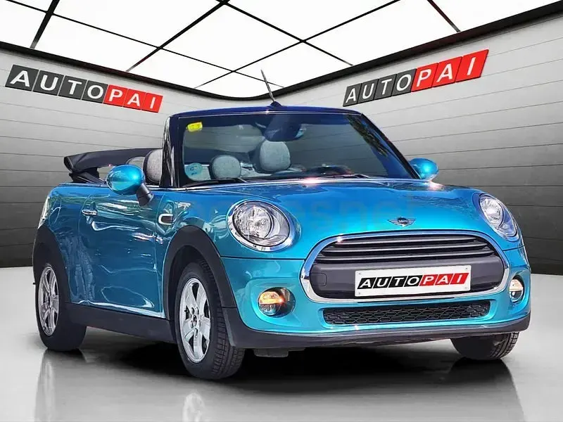 Usado Mini One Cabriolet 102 CV (75 kW) 2016 Azul Descapotable
