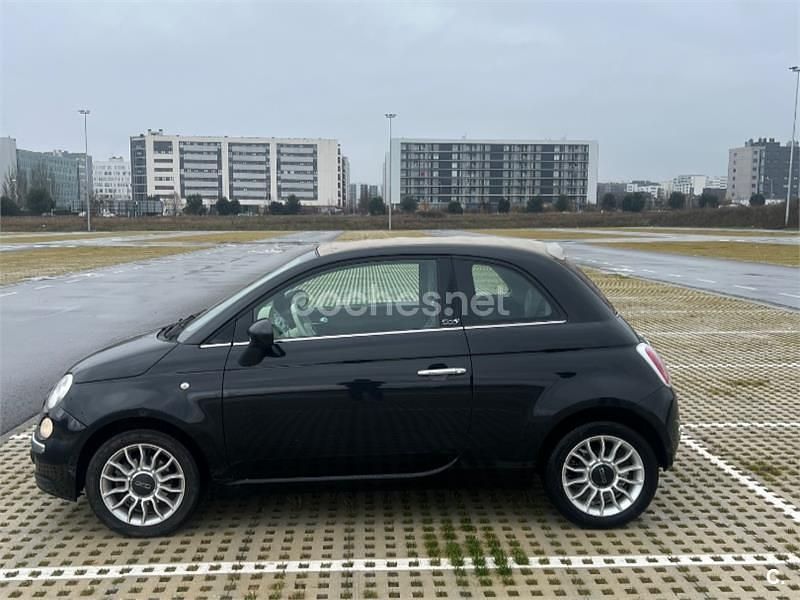 Usado Fiat 500C 95 CV (69 kW) 2011 Negro Descapotable