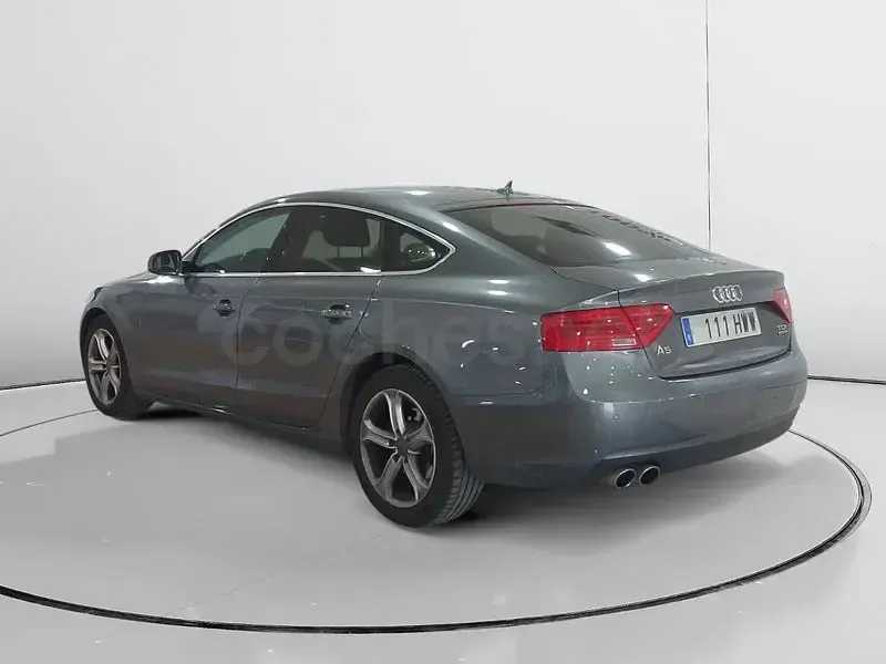 Usado Audi A5 Sportback Advanced 177 CV (130 kW) 2014 Gris / plata Utilitario