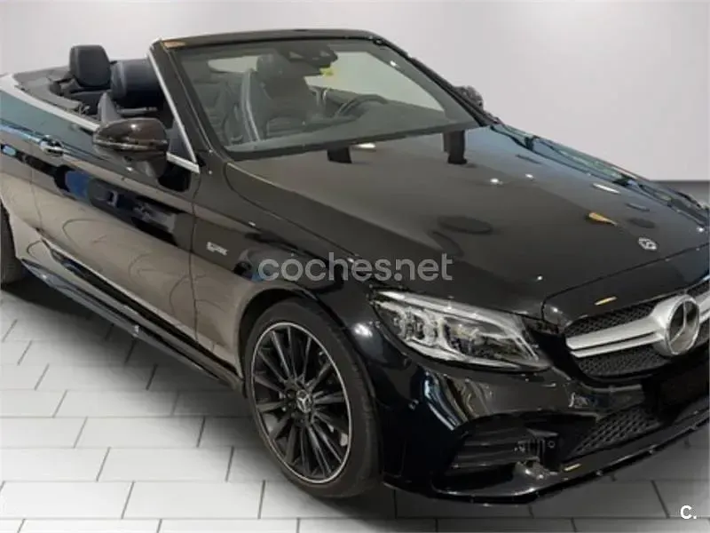 Usado Mercedes C43 AMG 390 CV (286 kW) 2019 Negro Descapotable