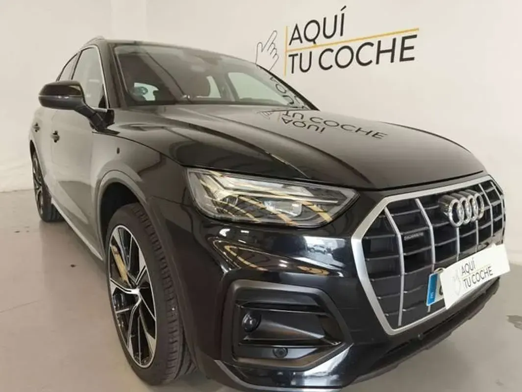 Usado Audi Q5 Advanced Plus 204 CV (150 kW) 2022 Negro SUV