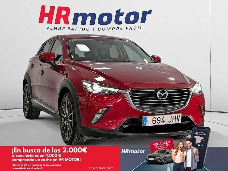 Rojo Usado 2015 Mazda CX-3 Luxury SUV | 13.000 € (Precio justo) - Imagen 1/4