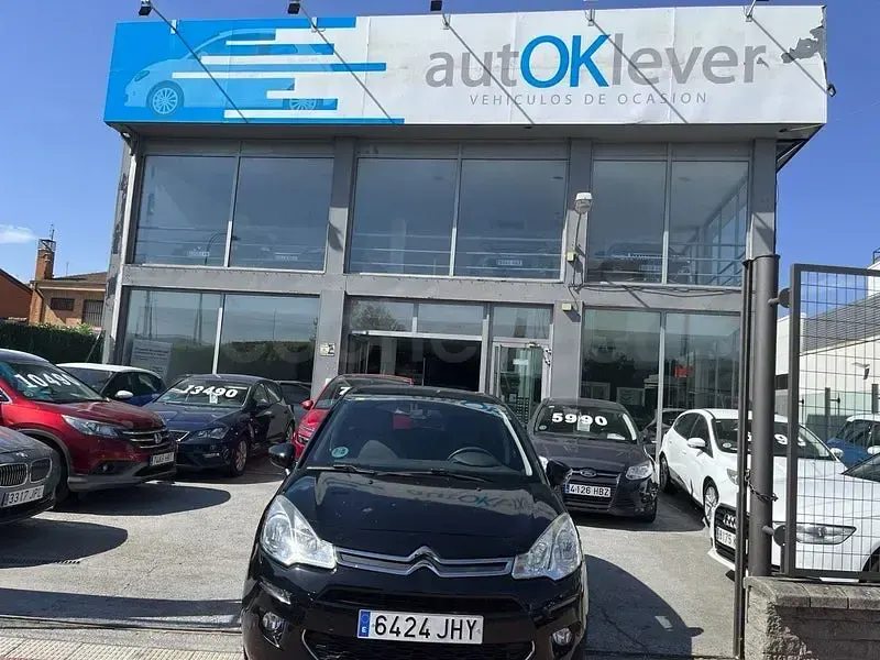 Usado Citroën C3 PureTech 82 CV (60 kW) 2015 Negro Berlina