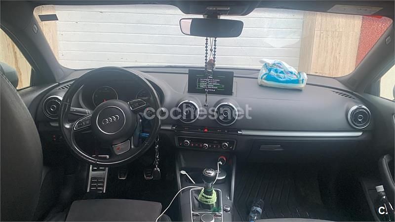 Usado Audi A3 S-Line 110 CV (80 kW) 2018 Negro Berlina