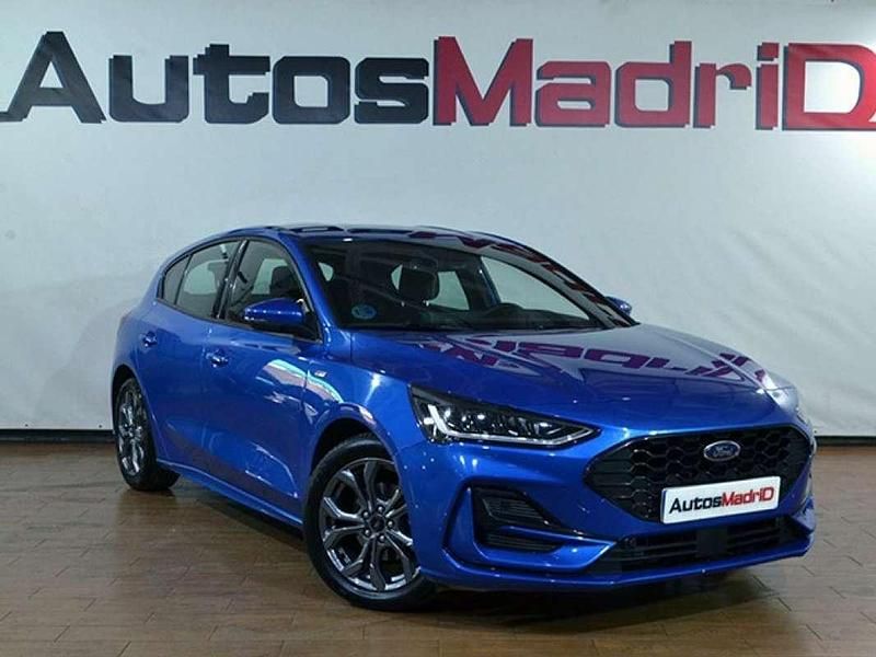 Azul Usado 2023 Ford Focus ST-Line Berlina | 17.490 € (Precio justo) - Imagen 1/4