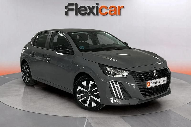 Gris Usado 2024 Peugeot 208 Active Utilitario | 13.270 € (Buen precio) - Imagen 1/4