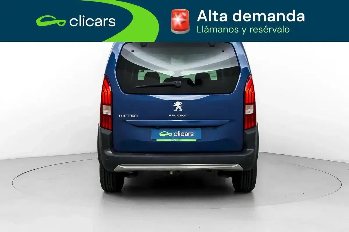 Usado Peugeot Rifter Allure 131 CV (96 kW) 2018 Azul Monovolumen