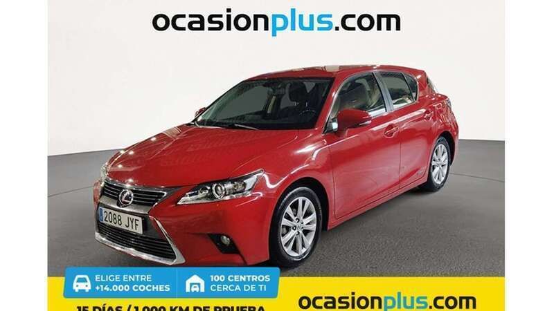 Rojo Usado 2017 Lexus CT200h Executive Line Utilitario | 14.900 € (Precio justo) - Imagen 1/4