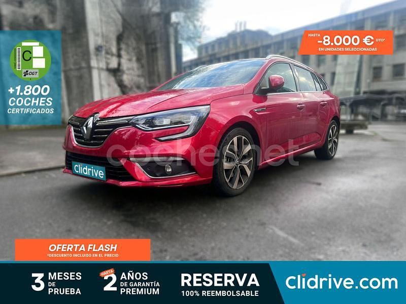 Rojo Usado 2019 Renault Mégane GrandTour Bose Edition Familiar | 14.290 € (Precio justo) - Imagen 1/3