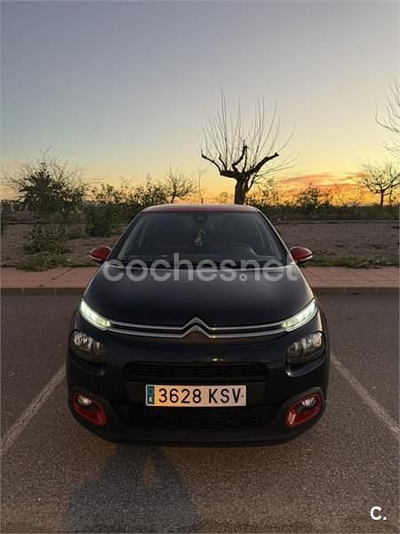 Usado Citroën C3 PureTech 82 CV (60 kW) 2019 Negro Berlina