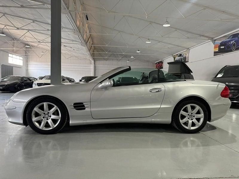 Usado Mercedes SL500 306 CV (225 kW) 2003 Gris / plata Descapotable