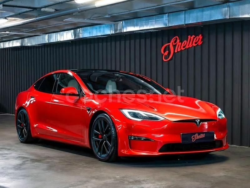 Eléctrico Usado 2023 Tesla Model S Plaid Utilitario | 87.900 € - Imagen 1/4